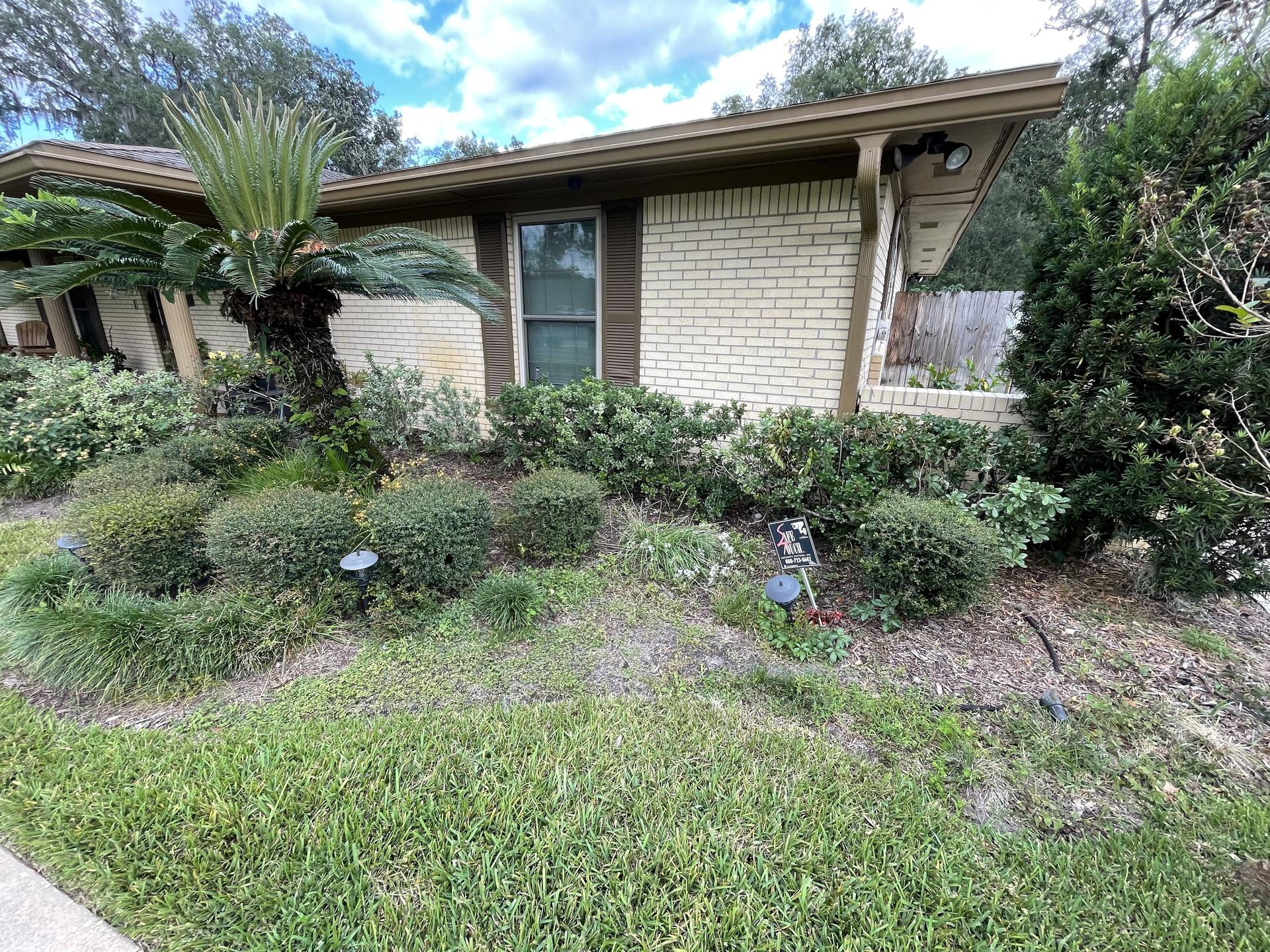 Clean property exterior